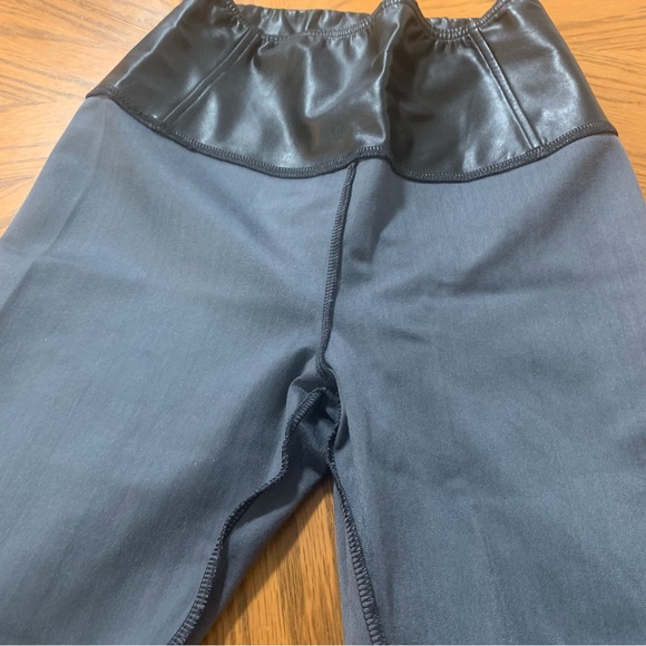 Wilfred Free pants, small, black faux leather. Aritzia black pants - Picture 7 of 8